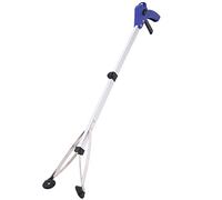 OATIPHO Outil de Ramassage Pliable Alliage Aluminium Grappin pour Déchets Outil Assistance Portée pour Seniors et Personnes Handicapées Blanc