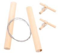 OATIPHO Outils de Coupe Argile 3 Pcs Fil Acier et Poignée Ergonomique, Kit Sculpture Poterie Manuel pour Modelage Terre Cuite, Outil Pâte Créatif Portable pour Céramique Artisanale