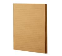 OATIPHO Papier kraft pour écrire des lettres A5 100 feuilles de papier à lettre vintage rayé kaki foncé papeterie rétro pour notes et messages manuels