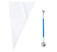 OATIPHO Paquet de Maçonnerie Épaissis pour Jointoiement 20 Pièces Plastiques Renforcés Paquet à Ciment Réutilisables pour Application de Coulis Adaptés aux Travaux de Construction