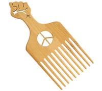 OATIPHO Peigne à Barbe en Plastique Taille Plate pour Cheveux Bouclés Hommes Soins Capillaires Coiffage Maison Outils Léger et Compact pour Usage Quotidien