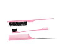 OATIPHO Peigne à Queue de Rat Set de Peignes de Coiffure Réutilisables pour Démêlage et Styling Outil Professionnel pour Salon et Usage Domestique Couleur Rose
