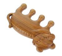 OATIPHO Peigne En Bois De Tigre Pour Bébé Pour Cheveux Larges Et Bouclés Peigne À Dents Adorables Peigne En Forme De Tigre Peigne De Massage Pour Le Cuir Chevelu Outil De Massage Du