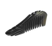 OATIPHO Peigne Large en Corne Naturelle Démêloir et Massage Cuir Chevelu pour Cheveux Bouclés et Épais Accessoire de Soin Capillaire Ergonomique