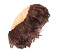 OATIPHO Perruque de Bald pour Adultes Costume de Cosplay Humoristique pour Halloween et Fête Thématique Accessoire de Déguisement Pratique et