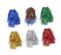 OATIPHO Perruques à Paillettes Colorées Lot De 6 Pièces Taille Unique Unisexe Légères Réutilisables Pour Fêtes Costumées Carnaval Halloween