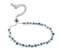OATIPHO Petit Bracelet à Perles Bracelet De Prière Bijoux Mauvais Oeil Femme Bijoux Perles Un Verre
