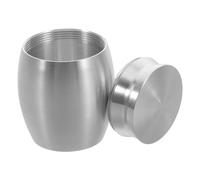 OATIPHO Petite Urne Funéraire en Alliage D’Aluminium Argenté 40x30 Mm, Mini Urne Souvenir Personnalisable à Graver, Étanche et Légère, pour Cendres Humaines ou Animales à Conserver chez