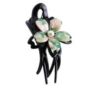 OATIPHO Pince à Chignon Accessoire Cheveux Stylé en Acrylique Vert Chic Qui Ne Casse Pas les Cheveux et Maintient Bien pour Femmes et Filles pour Cuisiner ou Se Sécher