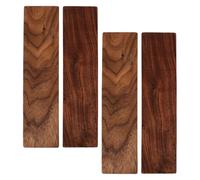 OATIPHO Planches de Noyer Brut pour Sculpture et Travail du Bois Lot de 4 Pièces 20X5X1 CM Bois Massif Épais pour Bricolage et Artisanat Surface Lisse pour Découpe et Motifs Précis