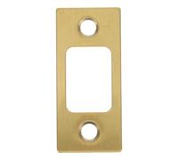 OATIPHO Plaque de fermeture en acier inoxydable pour serrure de porte, plaque de verrouillage à angle droit, renfort métallique pour portes en bois, réparation et sécurité domestique