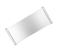 OATIPHO Plaque Nominative pour Porte de Bureau en Alliage D’Aluminium Format Triangulaire 12X28 CM Étiquette Murale Vierge Polyvalente pour Signalétique Intérieure et Décoration