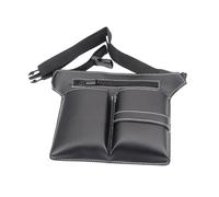 OATIPHO Pochette Ceinture Coiffeur Étanche PU pour Outils de Coiffure Sac à Ciseaux Barbier Pratique et Portable Noir