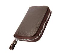 OATIPHO Pochette Cuir De Vachette Organisateur De Cartes Et Change De Rangement Portable pour Cartes Et Monnaie Pratique Et Élégant