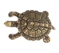 OATIPHO Poignée de Porte en Laiton Patiné Forme Tortue Animale Bouton pour Meuble Commode et Placard Décoration Chinoise Poignée de Tiroir Originale pour Armoires Cuisine Lot 1 Pièce