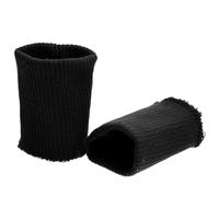 OATIPHO Poignets Tubulaires Côtelés Extensibles Noir pour Réparation de Veste à Manches Bord-Côtes Tricotés Taille Unique pour Vêtements Soi-Même