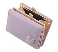 OATIPHO Porte-Cartes Trifold Multifonction avec Rangement pour Petit à Main Pratique Portefeuille PU Coréen Créatif pour Femmes Modèle Mignon