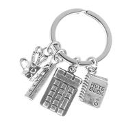 OATIPHO Porte-clés calculatrice pour remise de diplôme Accessoire de mathématiques de cahier et calculatrice pour enseignement et