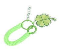 OATIPHO Porte-clés en forme de feuille à quatre breloques pour sac, accessoire de sac à main, cadeau de Saint Patrick pour collectionneur