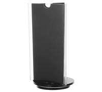 OATIPHO Porte-Menu de Table Rotatif à 360° en Acrylique Transparent 3 Faces Format 10X185 CM Présentoir sur Pied pour Restaurants Bureaux et Événements Commerciaux