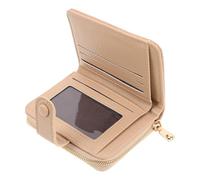 OATIPHO Portefeuille Femme Court PU Style Coréen Porte-Cartes Multi-emplacements Texture Élégante et Organisée Accessoire Mode Chic pour Cartes et Identités