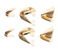 OATIPHO Protège-Embouts de Talon Métalliques Décoratifs pour Talons Accessoires de Chaussures Résistants à L'Usure Kit de Réparation Style Élégant Lot de 3 Paires