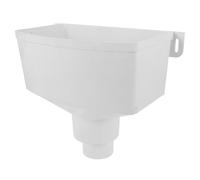 OATIPHO Raccord de Descente de Gouttière PVC 110X75 MM Adaptateur Double Usage pour Évacuation Eau de Pluie Pièce de Gouttière Robuste Protection pour Toiture Installation Facile