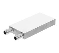 OATIPHO Radiateur de Refroidissement Liquide en Aluminium 40X80 MM Sortie Latérale Waterblock pour Processeur et Dissipateur Thermique pour Carte Graphique Système de Refroidissement PC