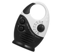 OATIPHO Radio Portable Étanche Am/FM pour Salle de Bain Haut-Parleurs à Volume Réglable Format Compact Léger Compatible Dc45V Extérieur