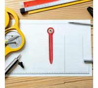 OATIPHO Règle à Tracer des Cercles en Alliage d'Aluminium Portable Mini Compas de Menuisier Multifonction Outil de Traçage Précis pour Travail du Bois Projet D’Ingénierie et Dessin