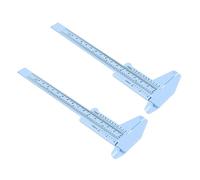 OATIPHO Règle de Mesure des Sourcils 2 Pièces 150 Mm Plastique Bleu Clair Outil de Maquillage Professionnel pour Femmes Précision Symétrie Soin des Sourcils