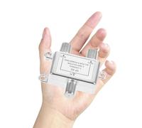 OATIPHO Répartiteur de Câble 2 Voies 5-2400 MHz Compatible Rg6 pour TV Satellite et Antenne Séparateur de Signal Numérique Haute pour Système Catv Distribution Simultanée Fiable