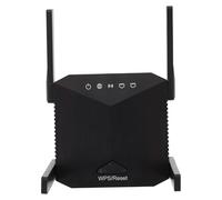 OATIPHO Répéteur WiFi sans Fil 300 Mbps 24 Ghz 4 Antennes Externes Amplificateur de Signal WiFi Noir EU Extension de Couverture pour Maison Bureau et Hôtel Compatible Ac220-240V