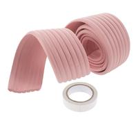 OATIPHO Revêtement Adhésif Antidérapant pour Marches d'Escalier de Lit Superposé, Tapis en Mousse Amortissant les Impacts, Protection Pieds Sensibles pour Garçon et Filles, 1 Rouleau Rose