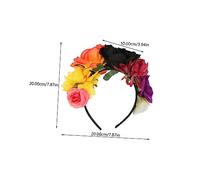 OATIPHO Rose Party Headband Simulation Rose Flower Hair Accessory For Halloween Carnival Costume And Wedding Festival