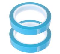 OATIPHO Ruban Adhésif PET Bleu 18 CM X 50 M 2 Rouleaux Ruban Étanche pour Réfrigérateur et Congélateur Fixation Temporaire sans Résidu Réparation Électroménager et Bricolage