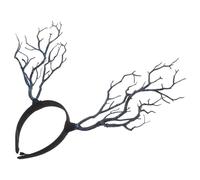 OATIPHO Serrage-Tête Cornes de Sorcière en Branche d'Arbre, Bandeau Créatif pour Costume Vampire Garçon et Filles Lors de Fêtes Halloween