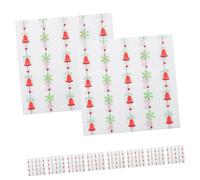 OATIPHO Serviettes De Noël 120 Pièces Serviettes Décoratives En Papier Motif Cloche De Noël Pour De Fin D'Année - Vaisselle Jetable Festive Pour Dîners Et Cocktails
