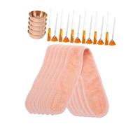OATIPHO Set de Soins Visage pour Esthéticiennes Kit Complet avec Bol Mélangeur Rose Doré Bandeau Cheveux et Applicateurs Pinceaux pour Masques Faciaux Accessoires Faciles à Nettoyer pour