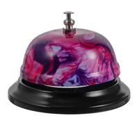 OATIPHO Sonnette de Table Imprimée pour Restaurant Sonnette de Service Manuelle Légère Cloche D’Appel Pratique pour Bar la Cuisine et Réception Style Aléatoire