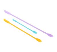 OATIPHO Spatule Cuisine Silicone 3pcs Kit Créatif Surface Lisse et Manche Long Flexible, pour Pâtisserie et Utilisation Cosmétique