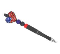 OATIPHO Stylo Gel Créatif en Silicone de Cœur Drapeau Américain Stylo Journal pour Étudiants Écriture Fluide pour École et Loisirs Créatifs Présent Independence Day