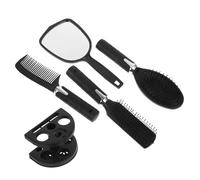 OATIPHO Support De Peigne Plastique Pour Salon De Coiffure Miroir De Poche Vintage Support De Voyage Pour Brosse à Cheveux Et Ciseaux Organisateur De Coiffeuse