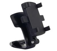 OATIPHO Support de Téléphone pour Voiture Multifonction Fixation Pare-Soleil Tableau de Bord et Rétroviseur Silicone et ABS Ressort Haute Résistance Maintien Sécurisé pour