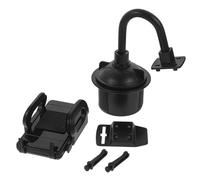 OATIPHO Support de Téléphone pour Voiture Multifonction Réglable Compatible avec Smartphones Variés Fixation Porte-Gobelet Installation Facile pour Navigation GPS en Voiture Matériau