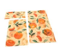 OATIPHO Tissu De Conservation à La Cire D’Abeille 3 Feuilles Réutilisables Écologique Naturel, Emballages Alimentaires Solide, Protection Respirante Et Étanche Cuisine Et Conservation des Aliments