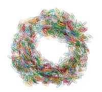 OATIPHO Trombones Colorés Moyens 33 MM 1200 Pièces Assorties en Plastique Résistant Pinces Antidérapantes pour Bureau École et Organisation de Documents