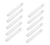 OATIPHO Tubes à Essai Transparents pour Rangement de Pinceaux à Cils, 15 Pièces, Plastique Clair, Étui Portable Multifonction, Accessoires Maquillage pour Organisation et Transport