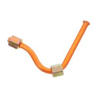 OATIPHO Tuyau d'Échappement en Aluminium pour Compresseur d'Air Tube Pneumatique Flexible Double Filetage Intérieur Conduit de Remplacement pour Compresseur Portable Accessoire Solide