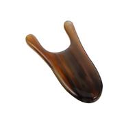 OATIPHO U-shaped Natural Ox Horn Guasha Scraping Plate Multi-functional Massage Tool For To Promote Circulation And Tension